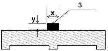 Method of using square-recess embedded substrate support to inhibit growth of polycrystalline diamond