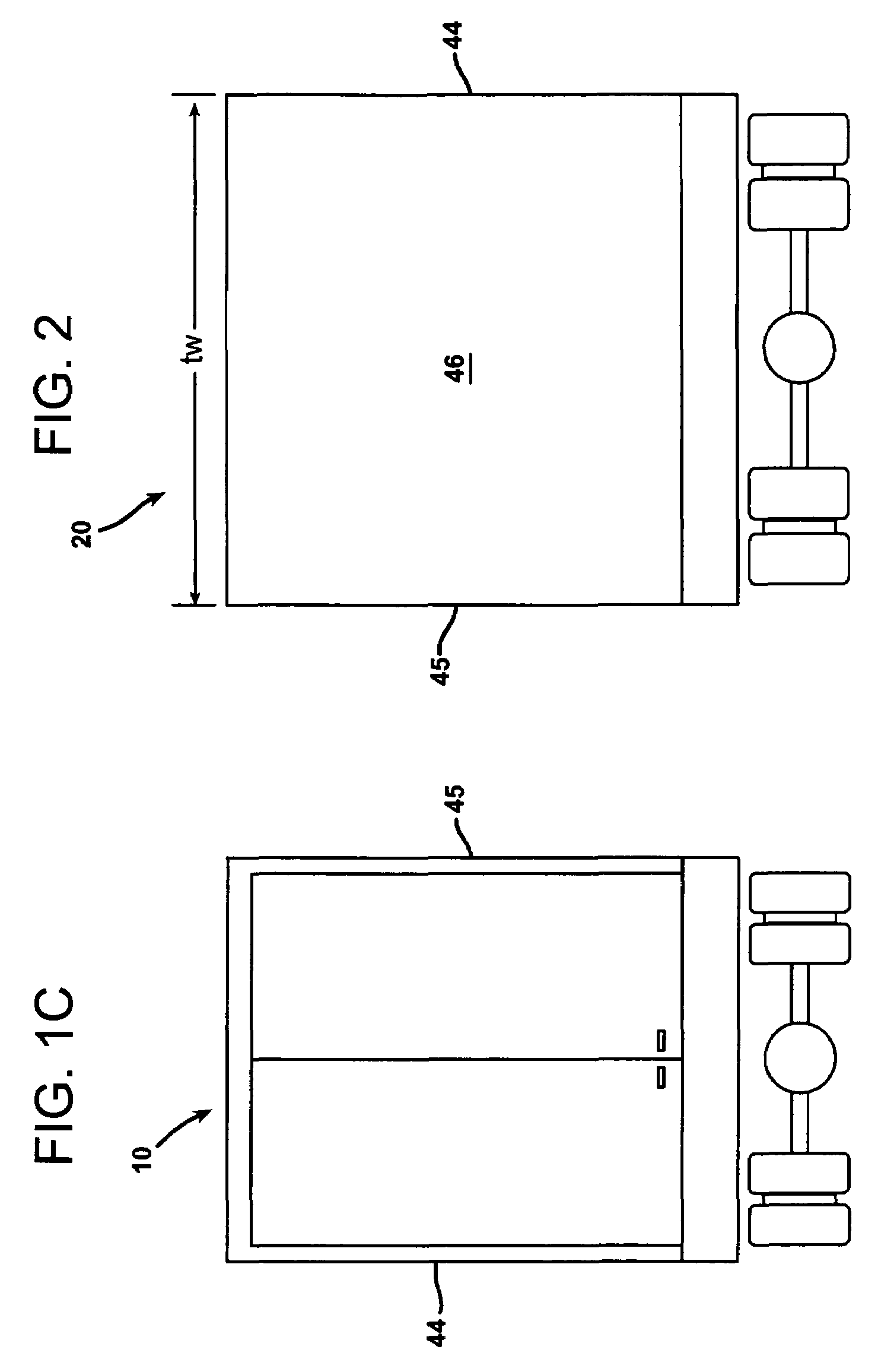 Vehicle safety system having methods and apparatus configurable for various vehicle geometries