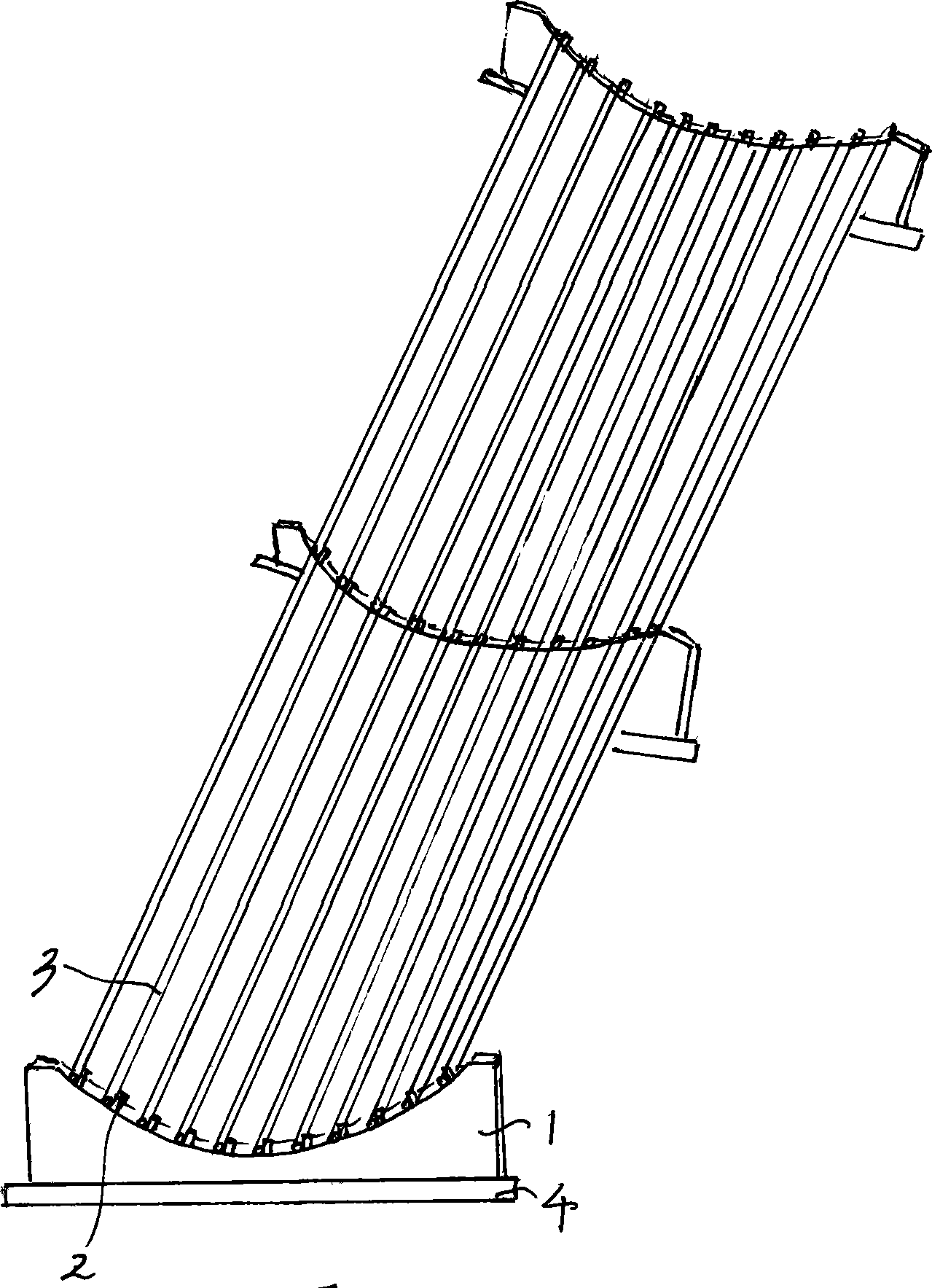 Method for manufacturing big diameter borehole filling pile cage of reinforcement