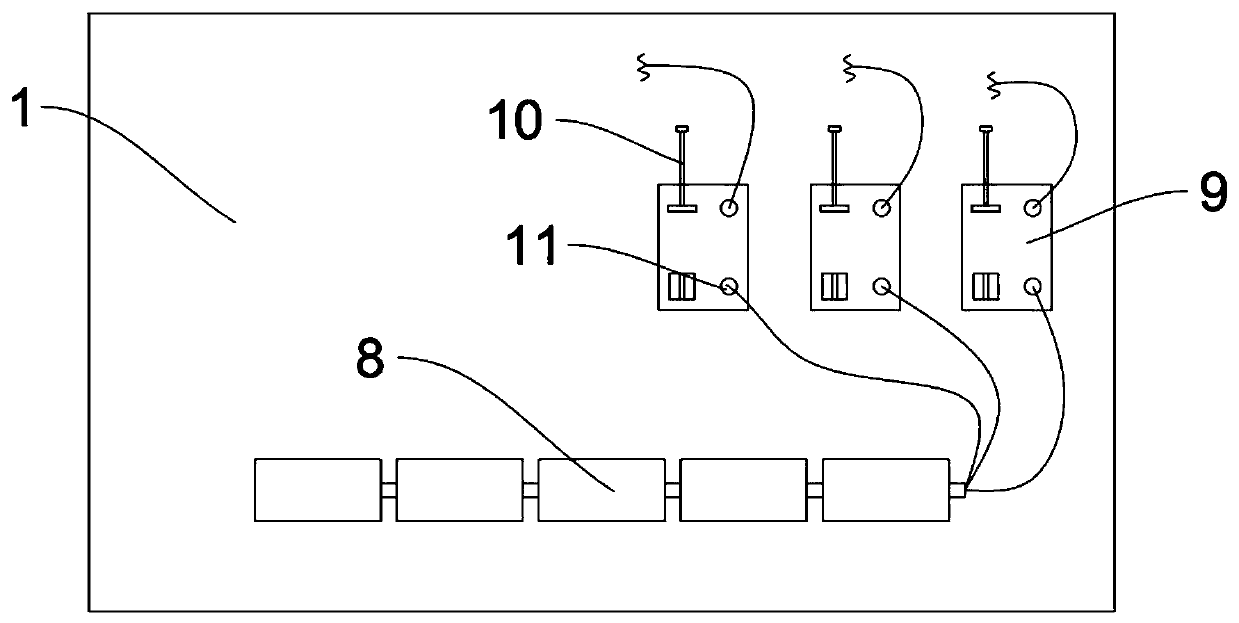 Experimental device for exploring factors influencing magnitude of electromagnetic force