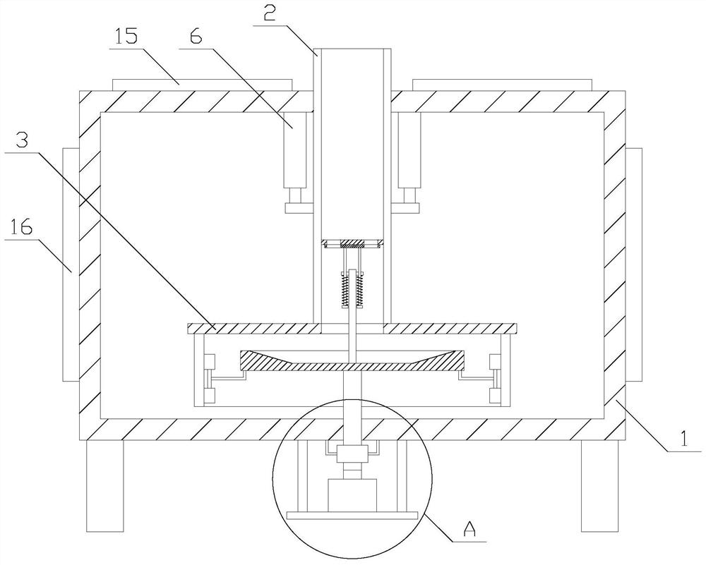 Raw material crushing equipment for plastic film production