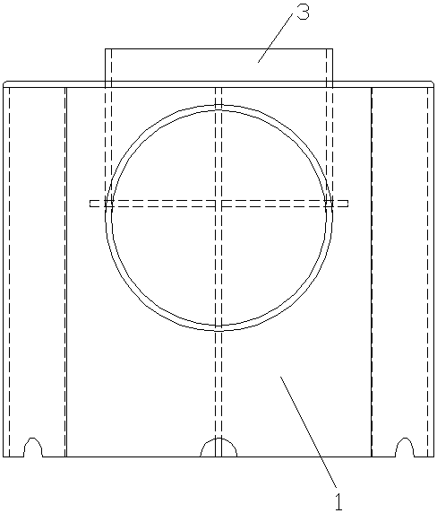 A shielded motor main pump pump casing guide device