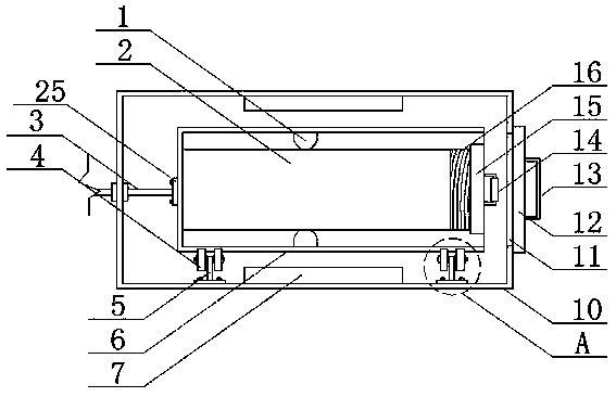 Test device for evaluating asphalt consumption of asphalt mixture