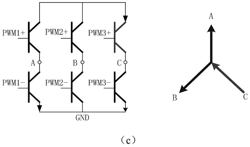 Fault detection method for three-phase full-bridge inverter