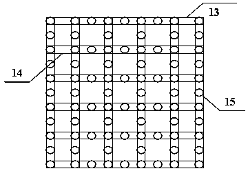 Gravity geotextile pipe mud grouting device