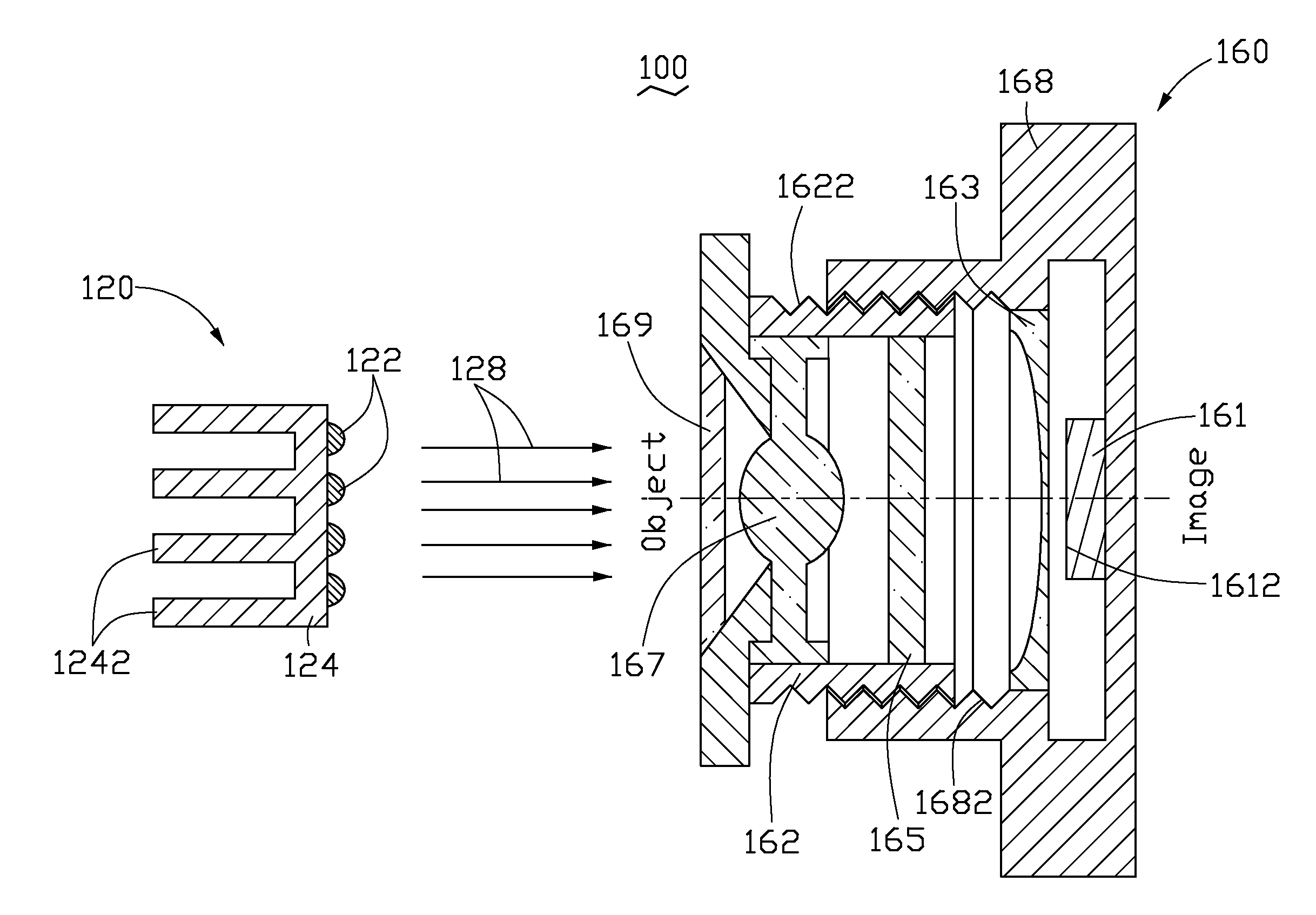 Ir receiver and ir transmitter/receiver module using same