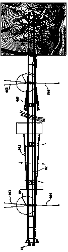 Construction process of cable crane hoisting system