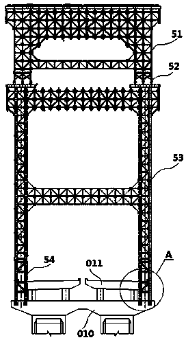 Construction process of cable crane hoisting system