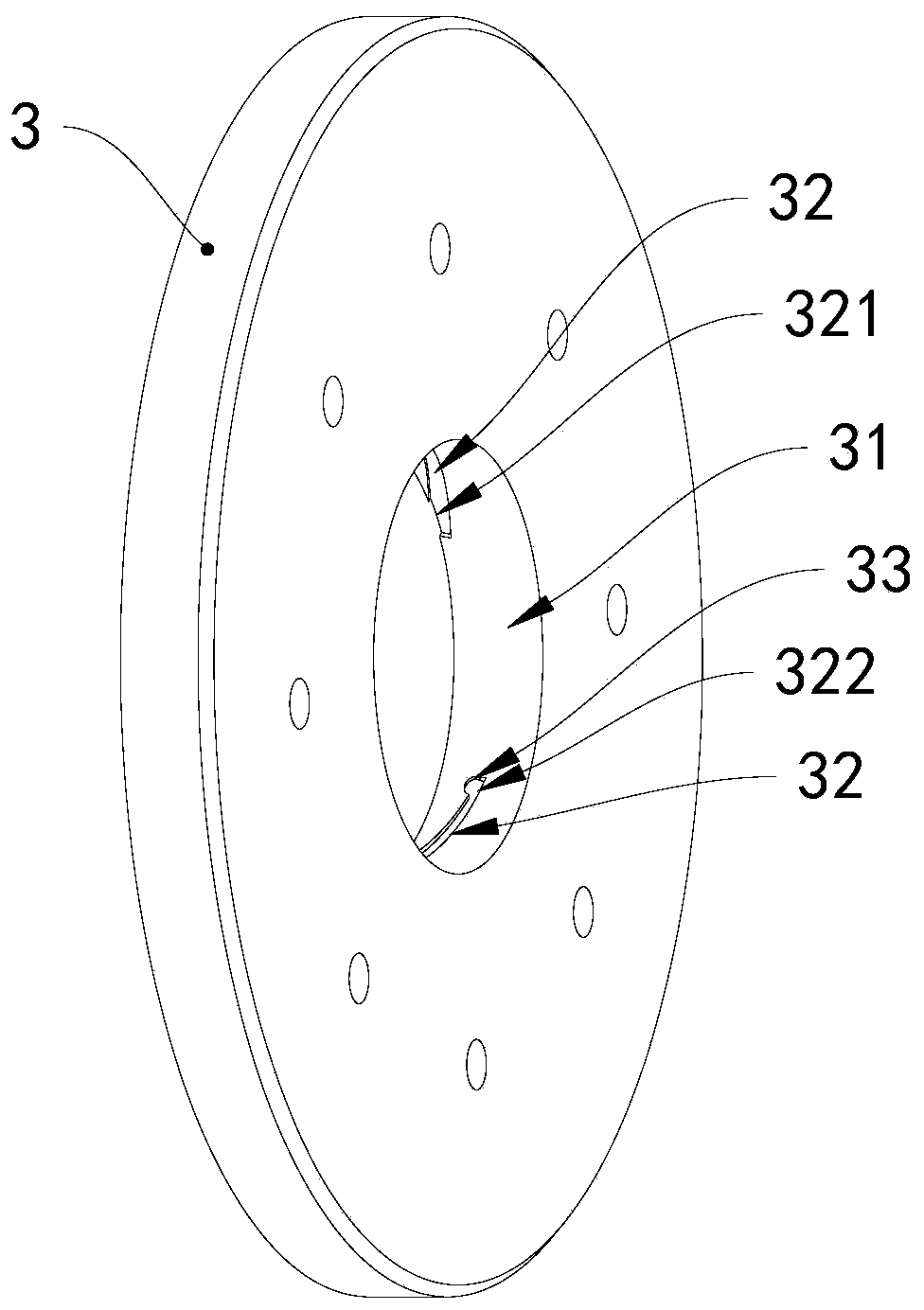 Rotor, motor, rotor locking method and means of transportation