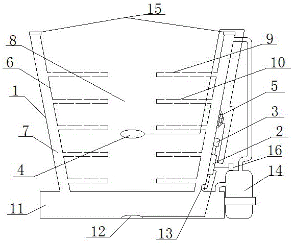 Intelligent motor-driven self-supporting plant potting device