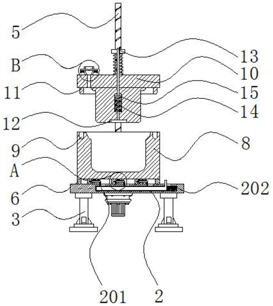 Anti-leakage IH rice cooker production injection mold convenient to disassemble