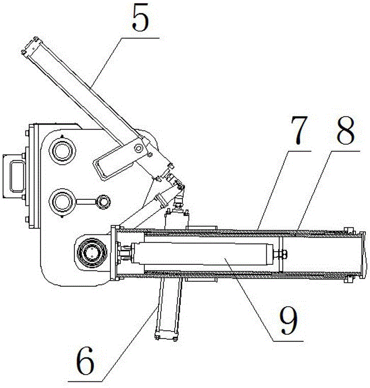 Four-station vulcanizing machine release telescopic manipulator