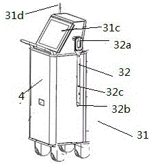 Electricity power warehousing system asset check equipment and working method thereof