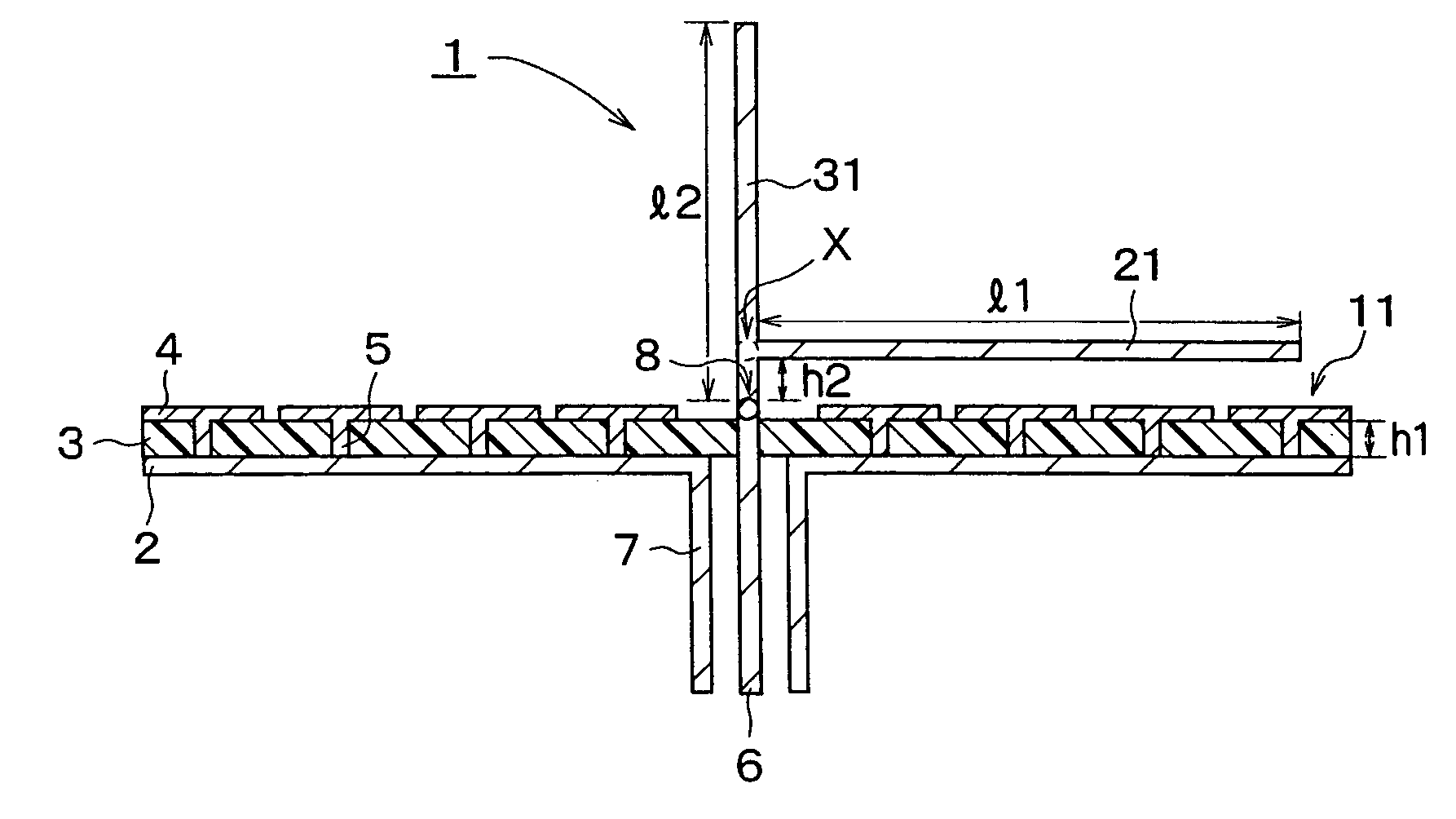 Multiple-frequency common antenna