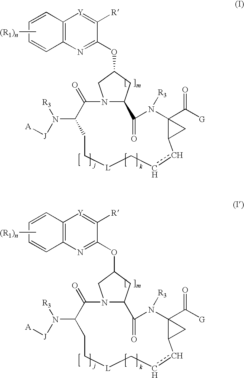 Macrocyclic hepatitis C serine protease inhibitors