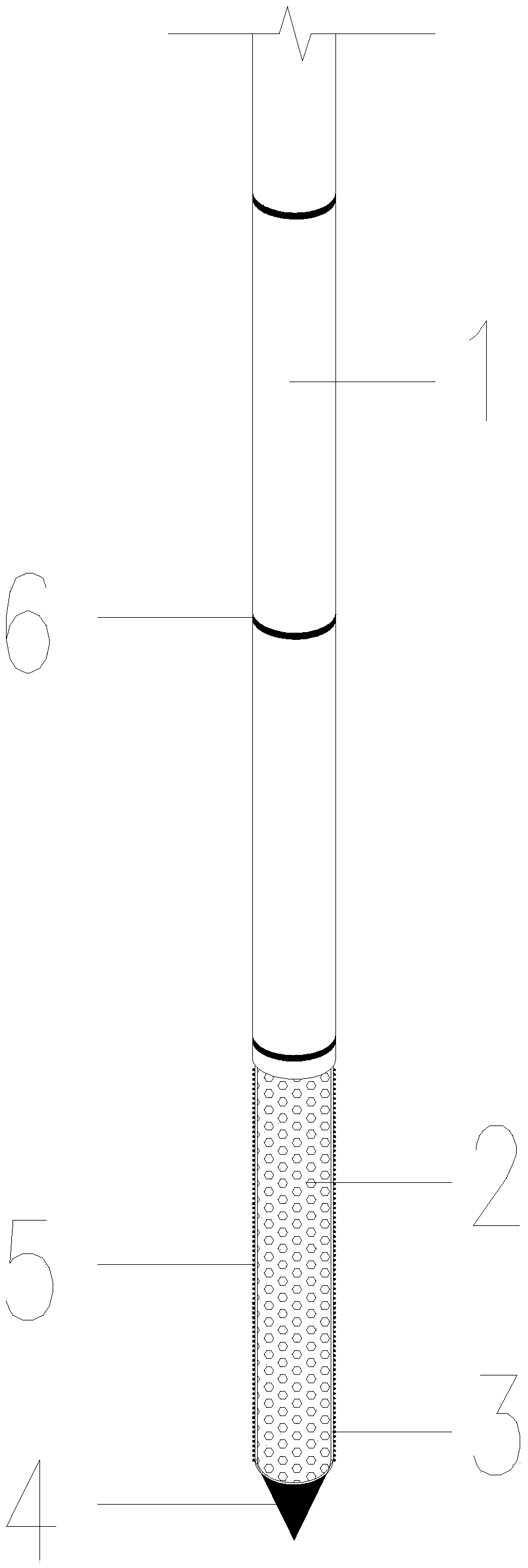 Vacuum preloading solidification drainage channel