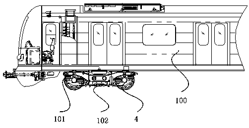 Collector shoe arc discharge early warning intelligent measurement and control device, and subway vehicle and control method thereof