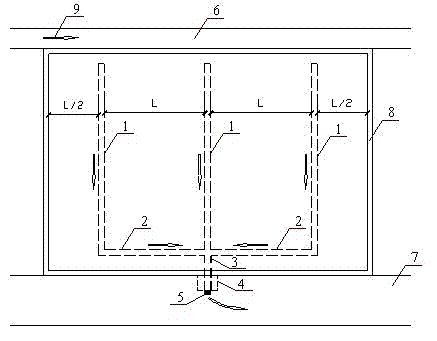 Farmland underground water drainage design method