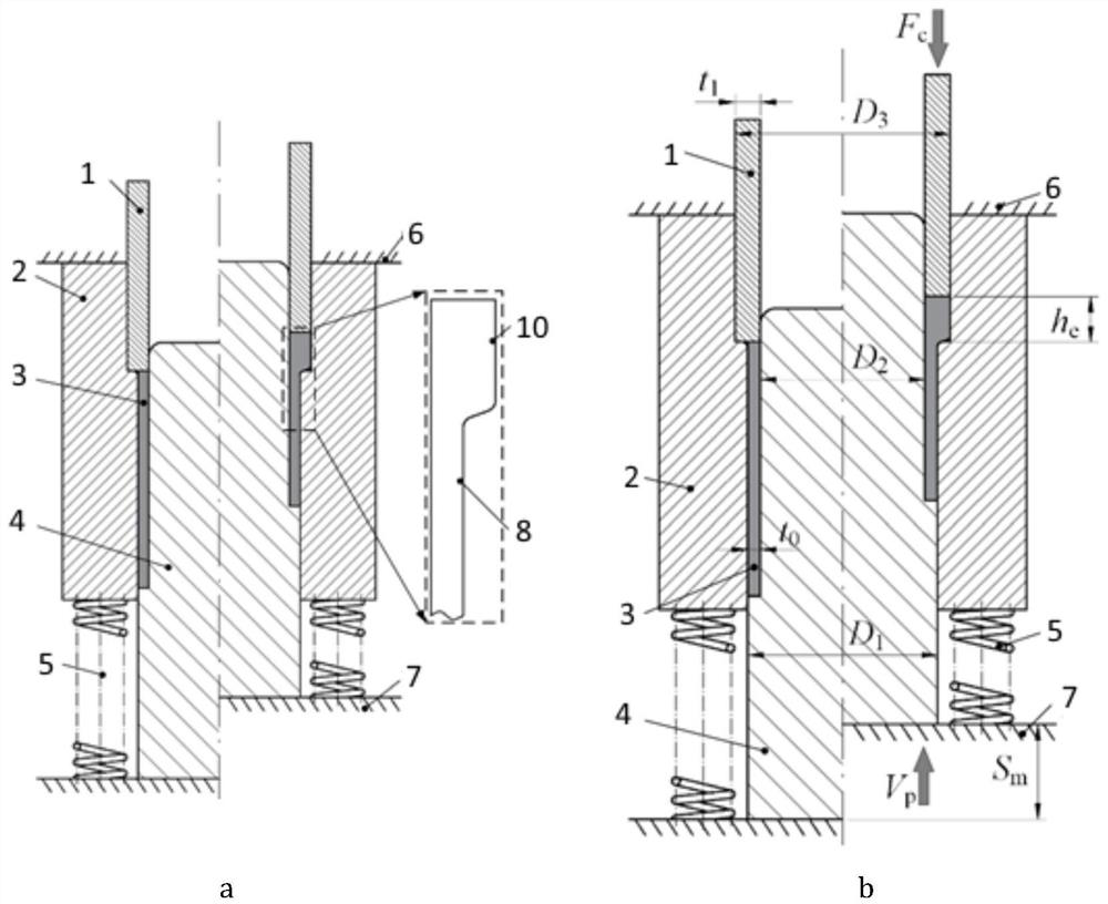 Forming method of incremental thickening of flange at any position of pipe