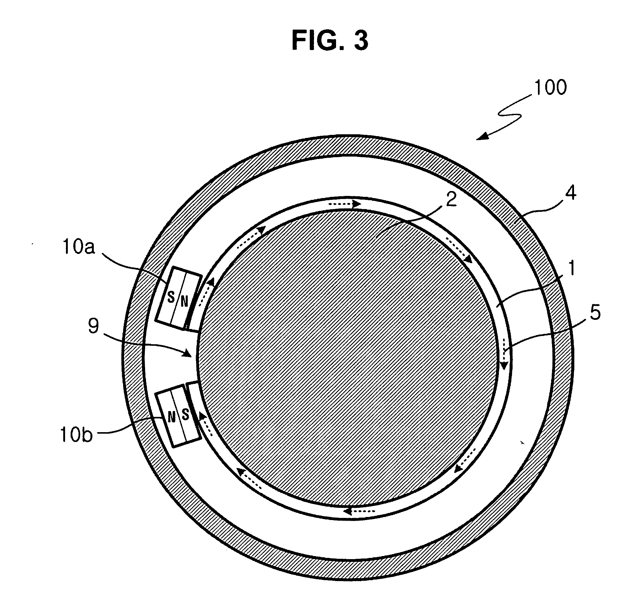 Method of generating and measuring torsional waves in cylindrical structure using magnetostrictive effect, and magnetostrictive transducer and structure diagnosis apparatus using the method