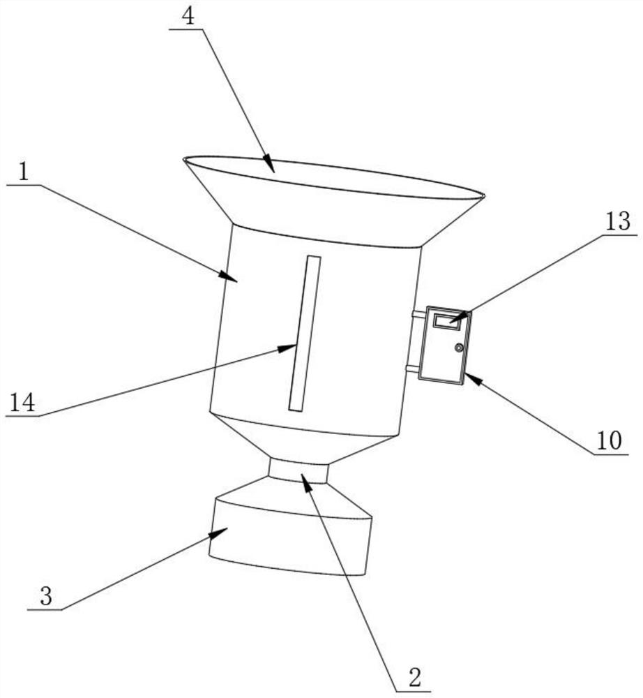 Intermittent double-wall corrugated pipe feeding device