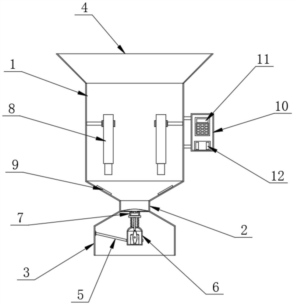 Intermittent double-wall corrugated pipe feeding device