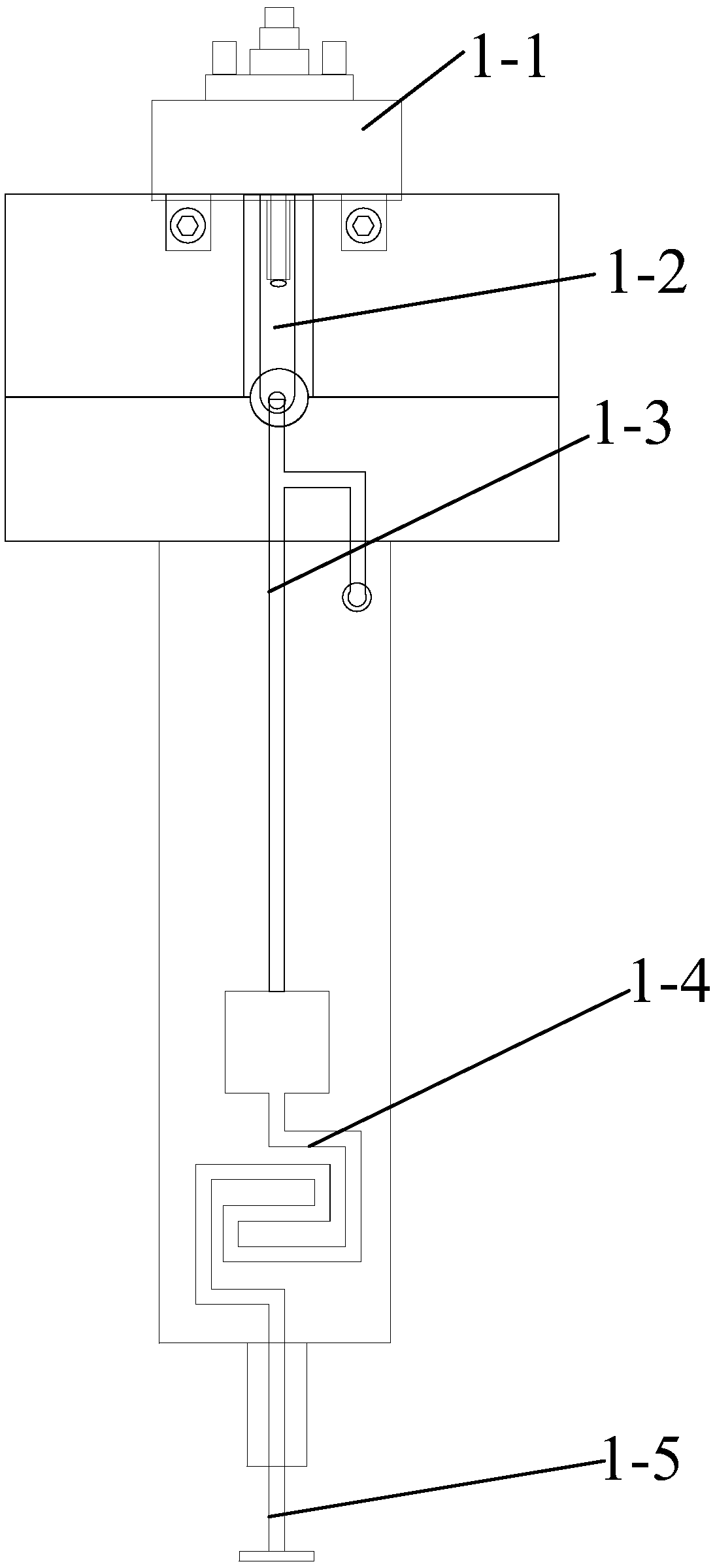 High sensitivity near field resonant electric field test probe with loaded T-type electrode