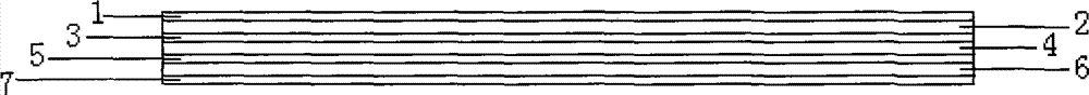 Biomass polymer hybrid laminated composite material and preparation method