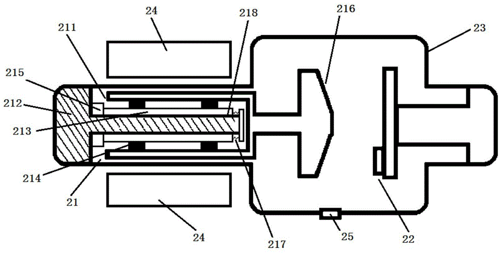 X-ray tube using piezoelectric ceramics to compensate anode movement and its compensation method