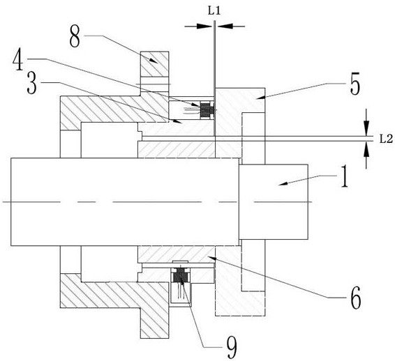 Rotating speed detection device and method for magnetic suspension high-speed motor