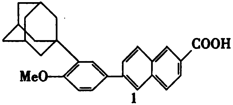 Method for synthesizing adapalene intermediate 6-bromo-2-naphthoate