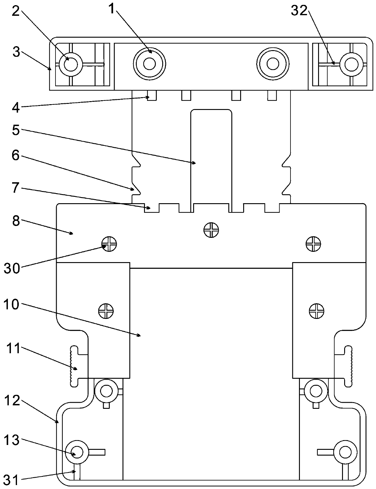 Key type bag expanding support