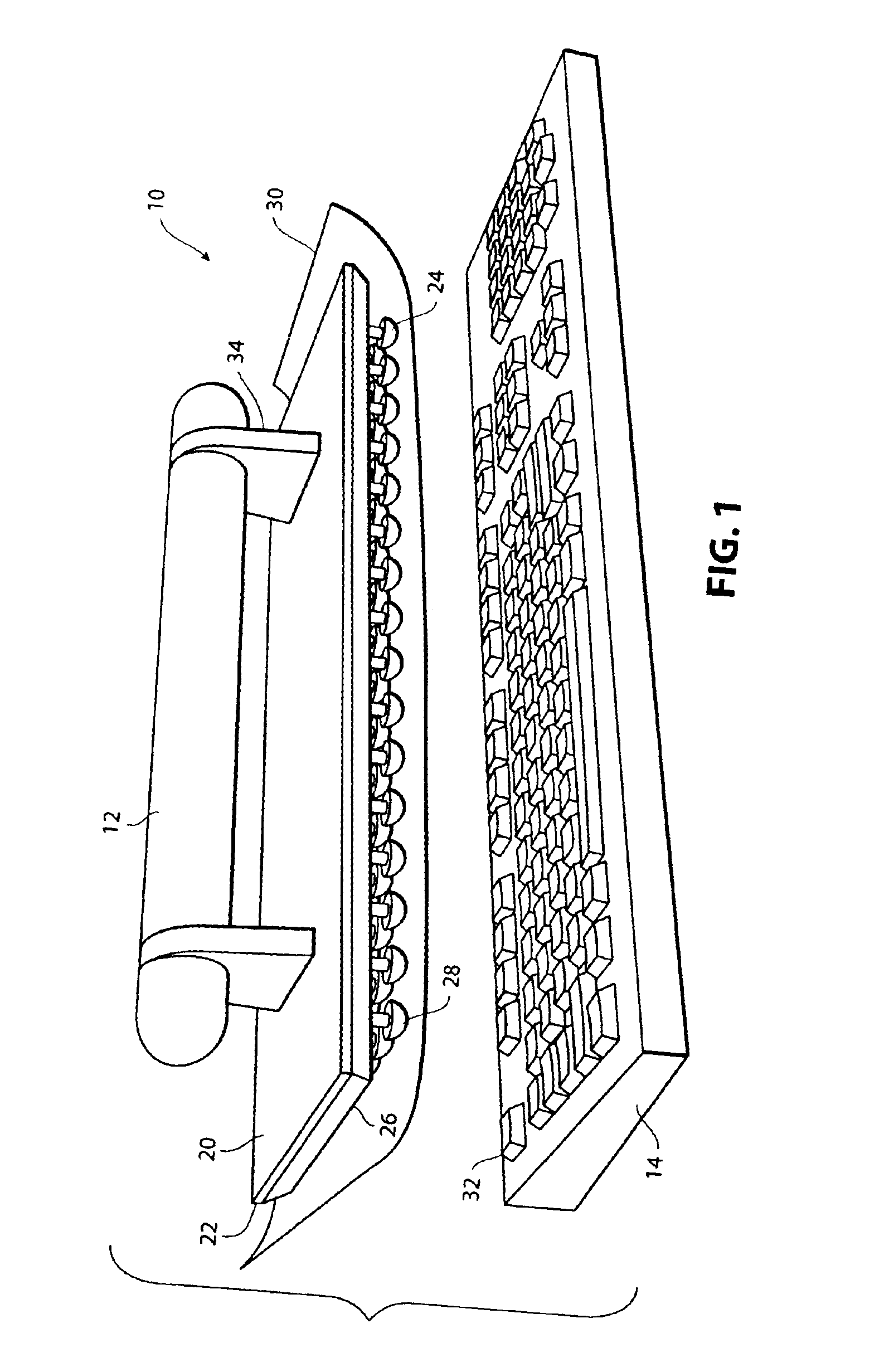 Computer keyboard cleaner