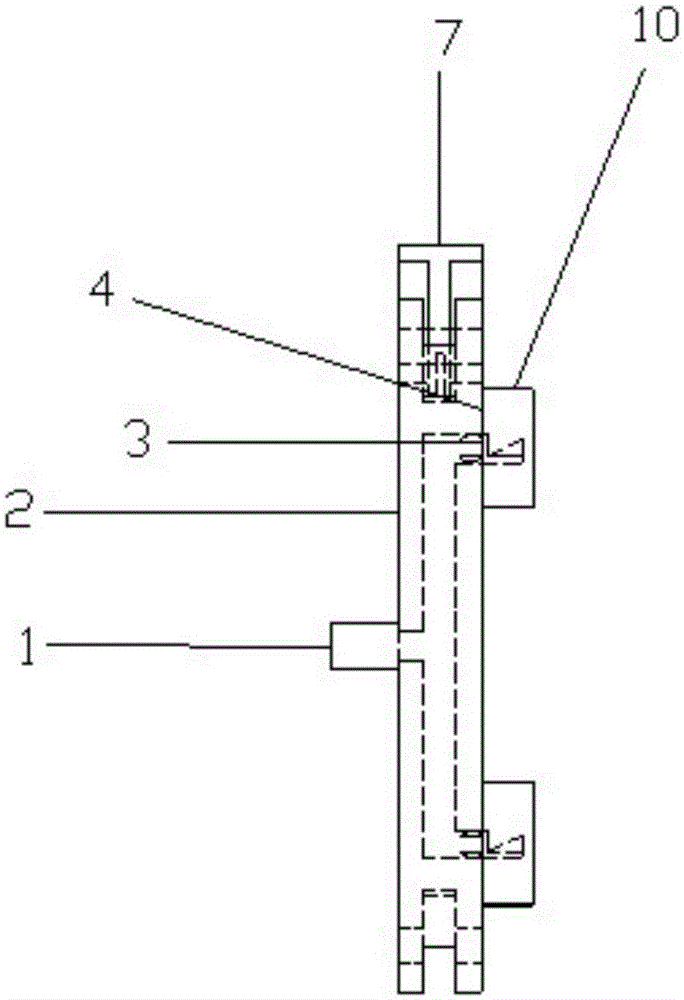 Airborne foam dust suppression support for roadheader