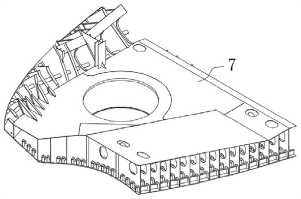 A method for dividing ship rudder area