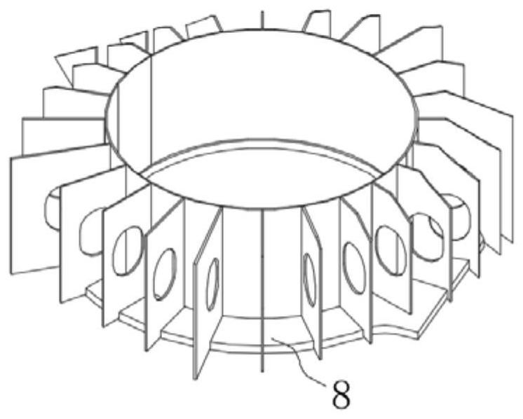 A method for dividing ship rudder area