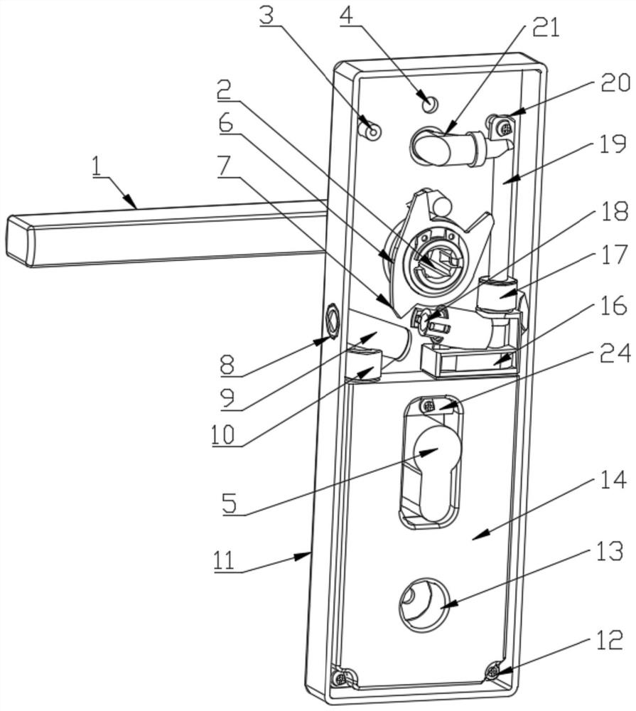 Novel disinfection lock