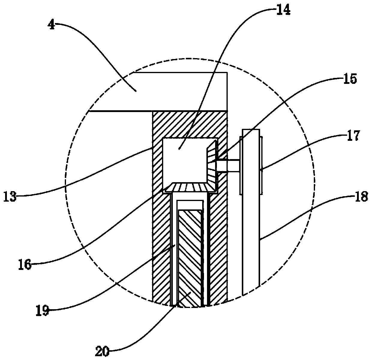 Sizing cutting device for plastic pipe production of venous blood collector