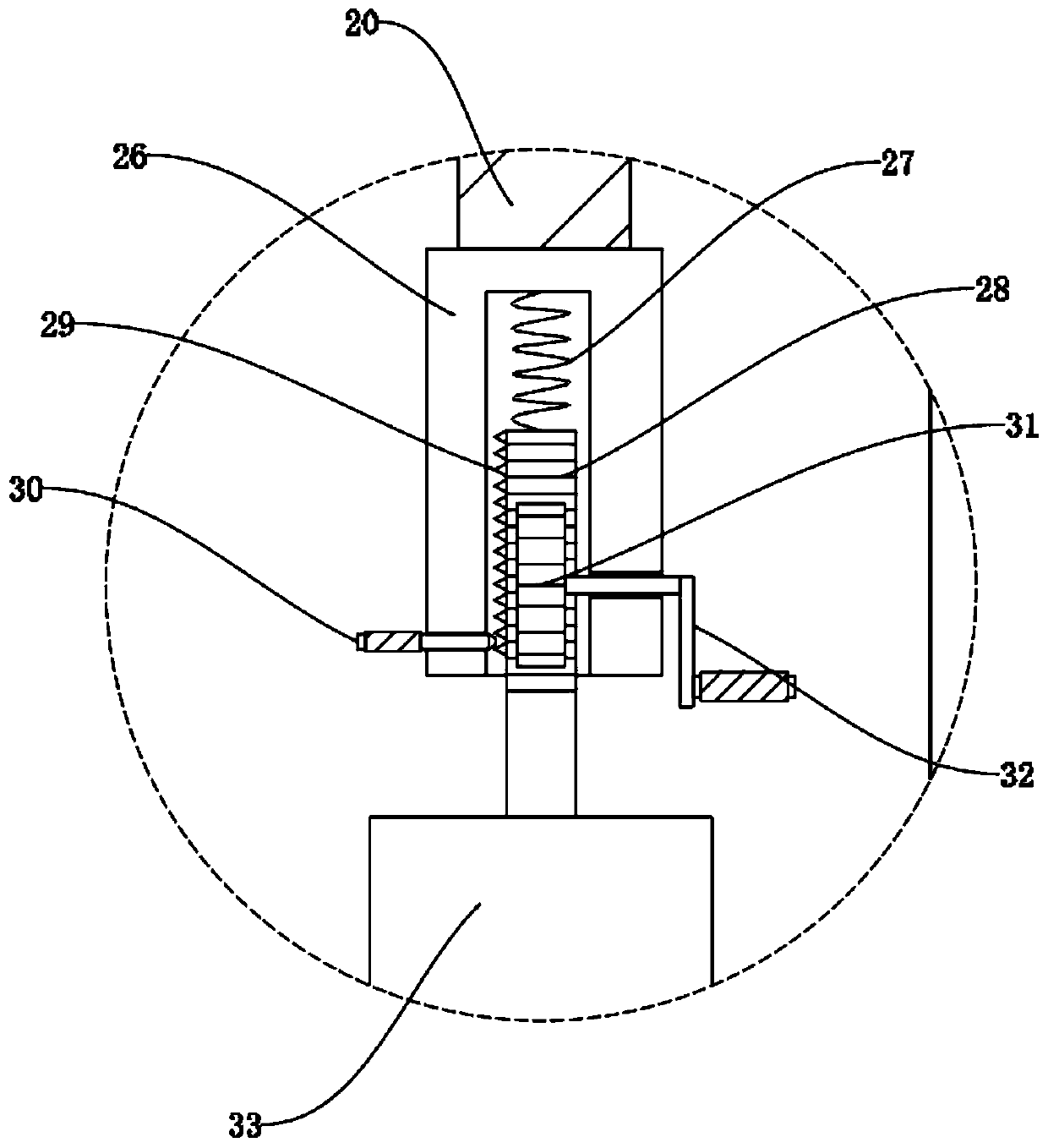 Sizing cutting device for plastic pipe production of venous blood collector