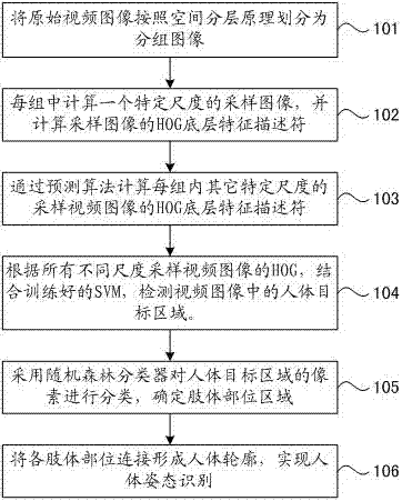 Human Pose Recognition Method in 2D Video Image