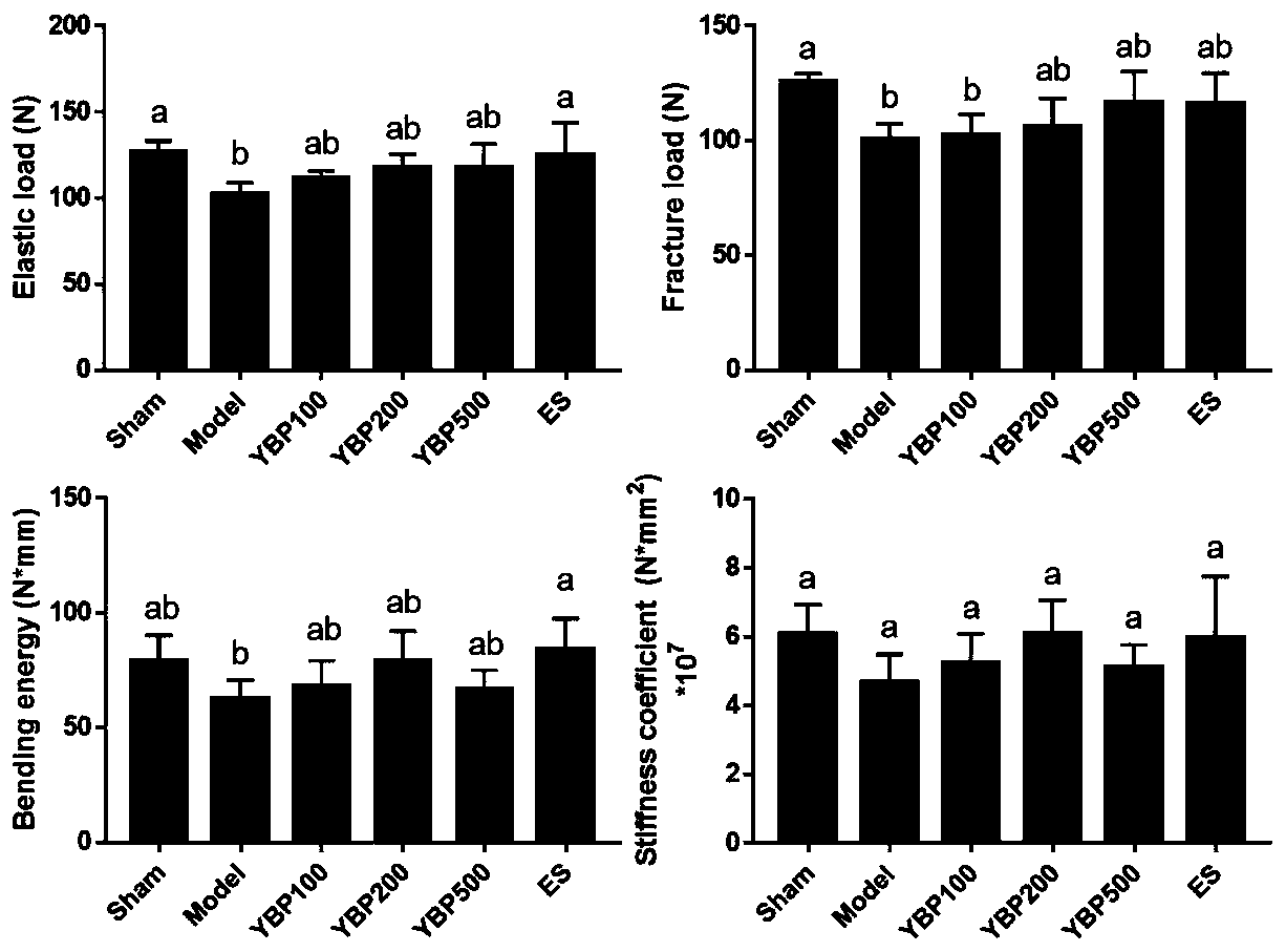 Biomarker for ossotide interventional therapy of osteoporosis, screening method and application