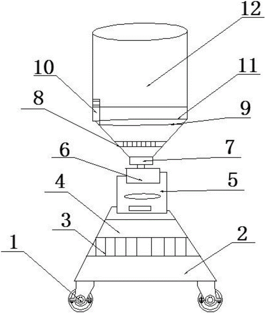 Andrias davidianus breeding bait casting device