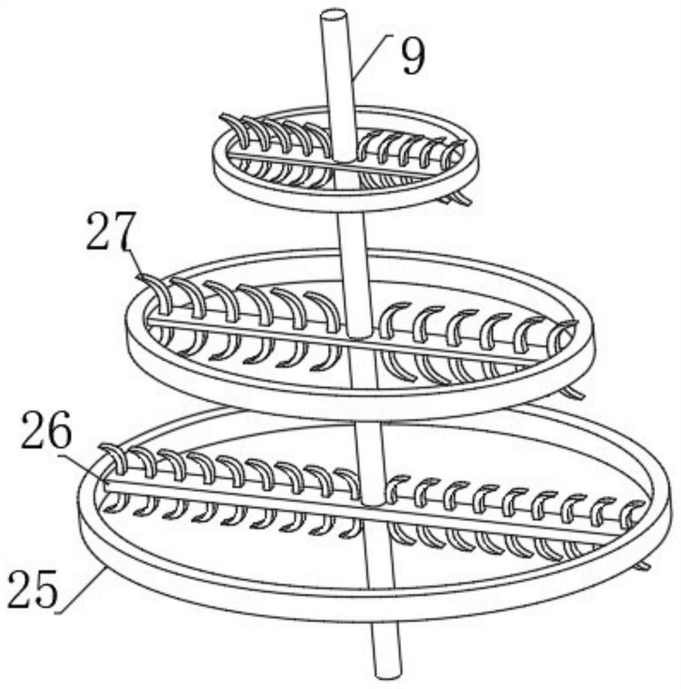 Fermentation device for animal husbandry excrement treatment