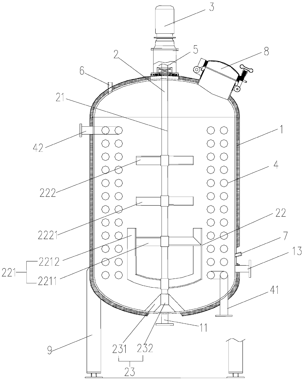 Production equipment for liquid organic fertilizer and method