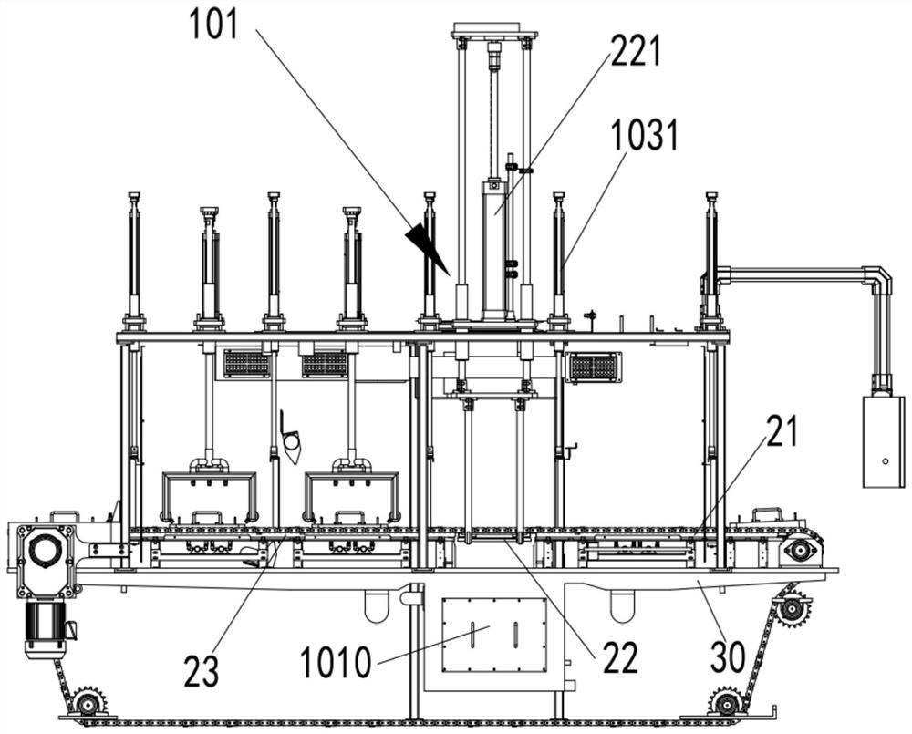 Pushing type ultrasonic cleaning machine and cleaning method thereof and cleaning system