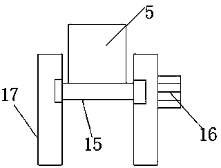 Dust control unit for road construction