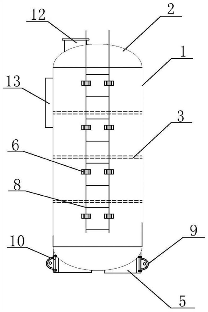 Plastic tank water treatment equipment