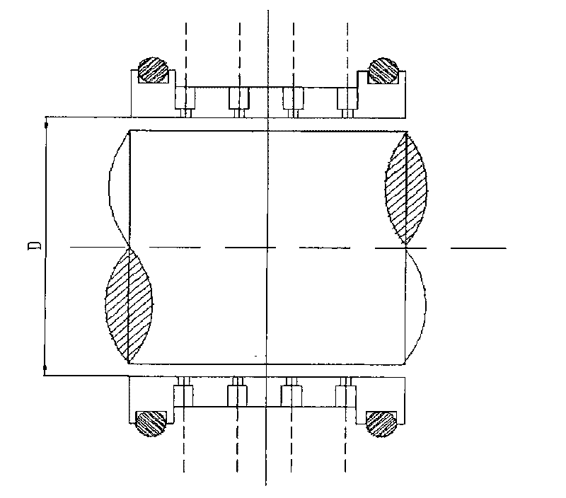 Dynamic and static pressure composite gas bearing with internal pi shaped air wedge groove