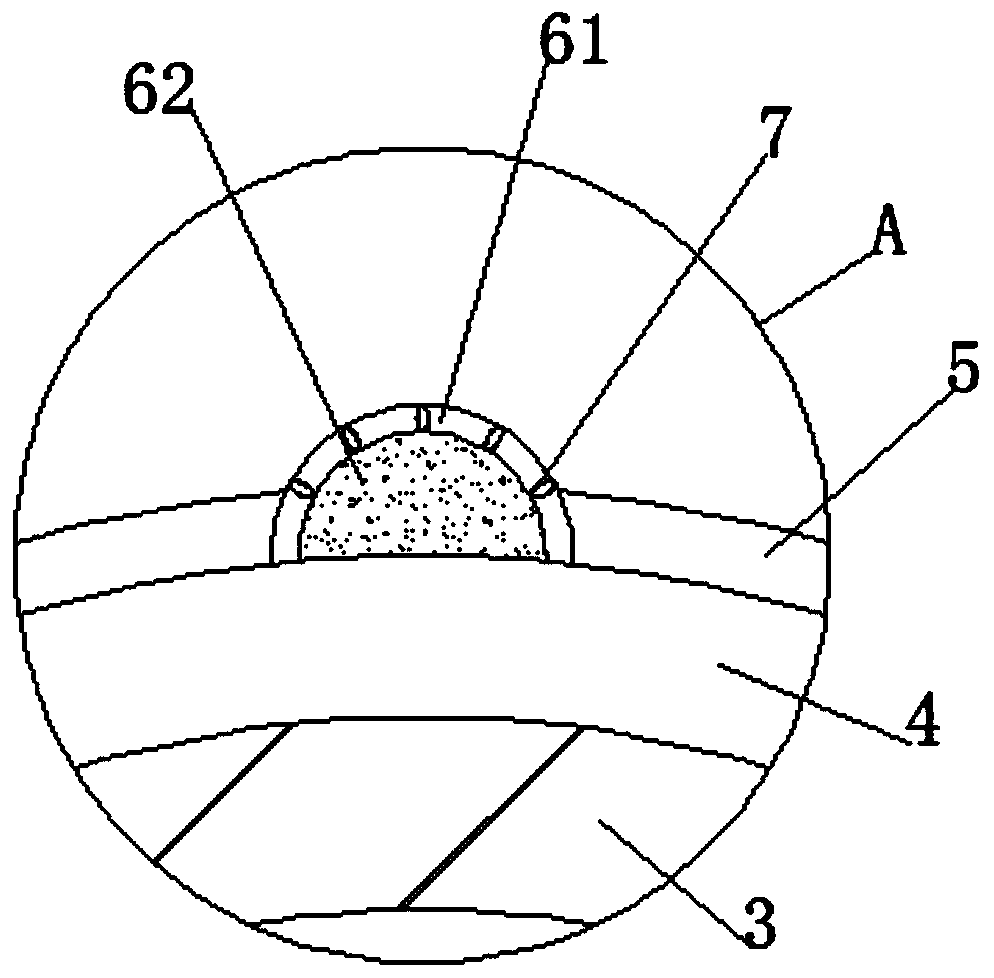 Buried self-insect-repelling cable and burying method thereof