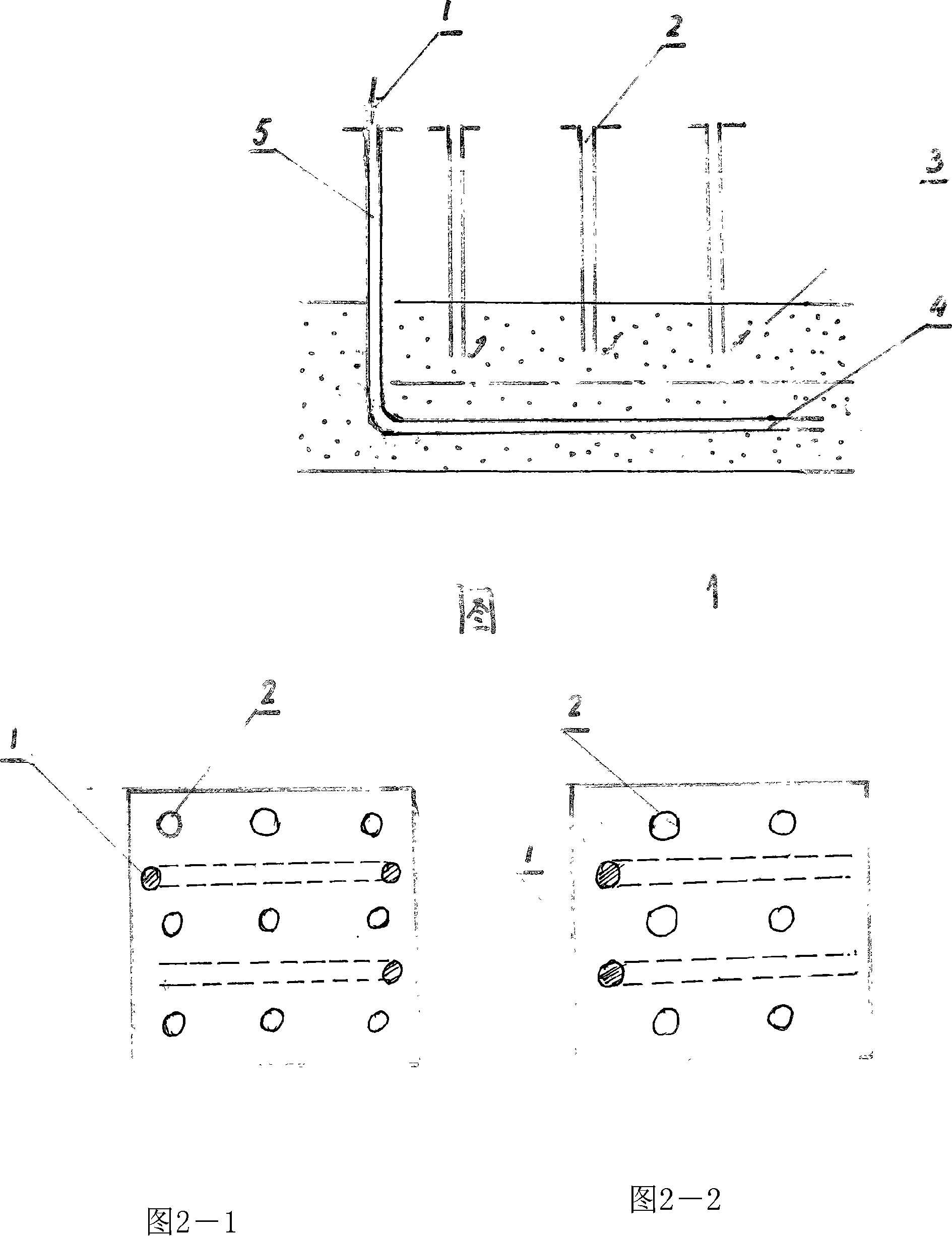 Fire flooding oil extraction method for vertical well gas-injection horizontal well oil extraction